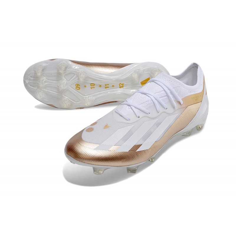 Fotbollsskor adidas X Crazyfast. Messi.1 FG Blanc Cuivre Métallique för Herr 7 Billiga Fotbollsskor Fotbollsskor adidas X Crazyfast. Messi.1 FG Blanc Cuivre Métallique 7