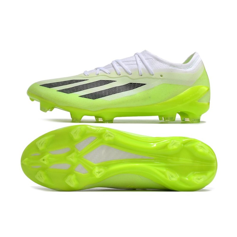 Fotbollsskor adidas X Crazyfast. Messi.1 FG Crazyrush – Vit Svart Lucid Lemon för Herr 5 Billiga Fotbollsskor Fotbollsskor adidas X Crazyfast. Messi.1 FG Crazyrush – Vit Svart Lucid Lemon 5