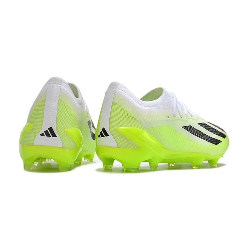 Fotbollsskor adidas X Crazyfast. Messi.1 FG Crazyrush – Vit Svart Lucid Lemon för Herr 6 Billiga Fotbollsskor Fotbollsskor adidas X Crazyfast. Messi.1 FG Crazyrush – Vit Svart Lucid Lemon 6