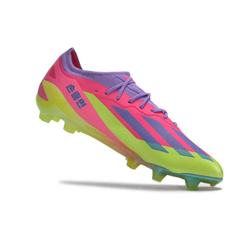 Fotbollsskor adidas X Crazyfast. Messi.1 FG Korean Nights Son – Lucid Lemon Blå Rosa LIMITED EDITION för Herr 9 Billiga Fotbollsskor Fotbollsskor adidas X Crazyfast. Messi.1 FG Korean Nights Son – Lucid Lemon Blå Rosa LIMITED EDITION 9