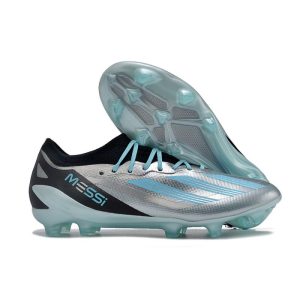 Fotbollsskor adidas X Crazyfast. Messi.1 FG Silver Blå Svart för Herr Billiga Fotbollsskor Fotbollsskor adidas X Crazyfast. Messi.1 FG Silver Blå Svart