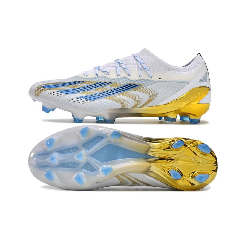 Fotbollsskor adidas X Crazyfast. Messi.1 FG Vit Blå Guld för Herr 5 Billiga Fotbollsskor Fotbollsskor adidas X Crazyfast. Messi.1 FG Vit Blå Guld 5