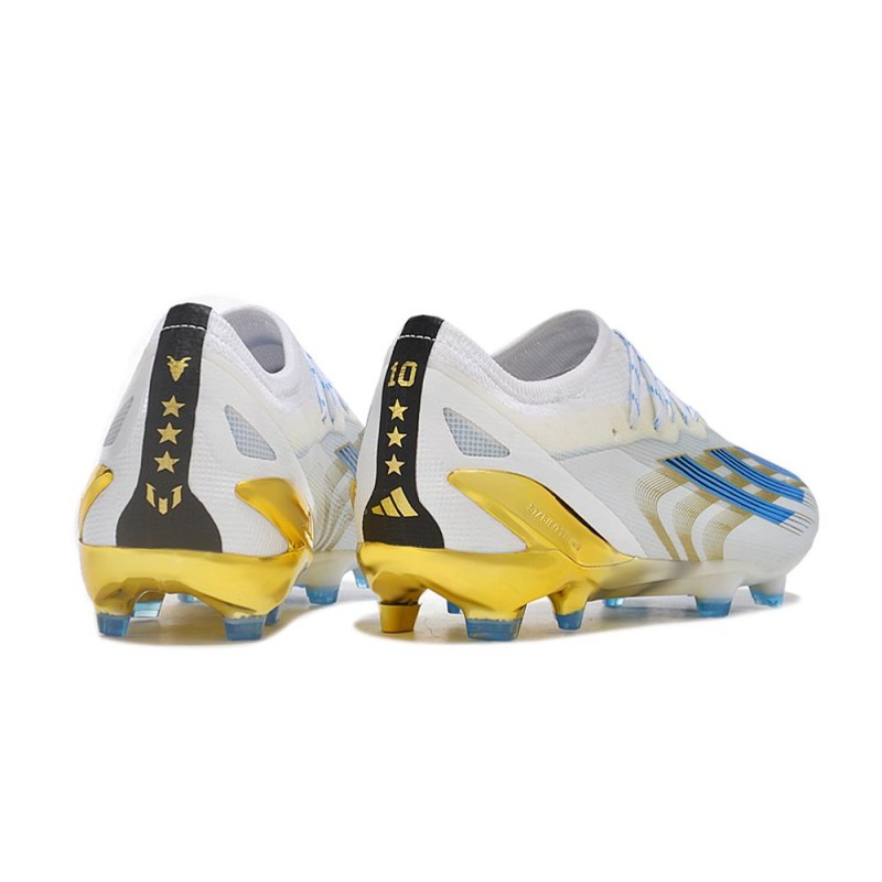Fotbollsskor adidas X Crazyfast. Messi.1 FG Vit Blå Guld för Herr 6 Billiga Fotbollsskor Fotbollsskor adidas X Crazyfast. Messi.1 FG Vit Blå Guld 6