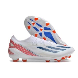 Fotbollsskor adidas X Crazyfast. Messi.1 FG Vit Blå Röd för Herr Billiga Fotbollsskor Fotbollsskor adidas X Crazyfast. Messi.1 FG Vit Blå Röd