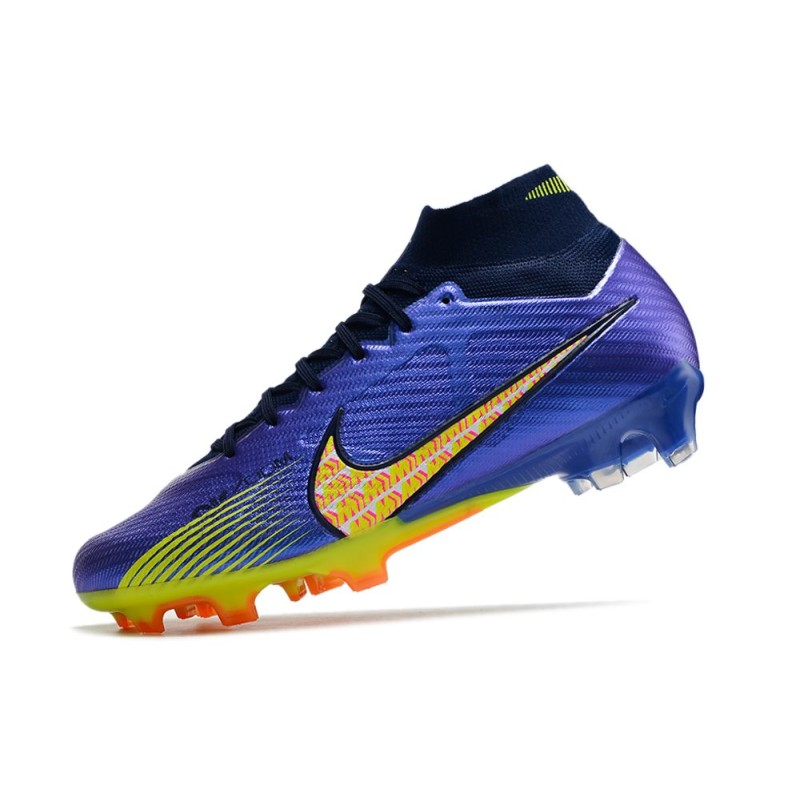 Nike Air Zoom Mercurial Superfly 9 Elite FG Lila Gul för Herr 6 Billiga Fotbollsskor Nike Air Zoom Mercurial Superfly 9 Elite FG Lila Gul 6