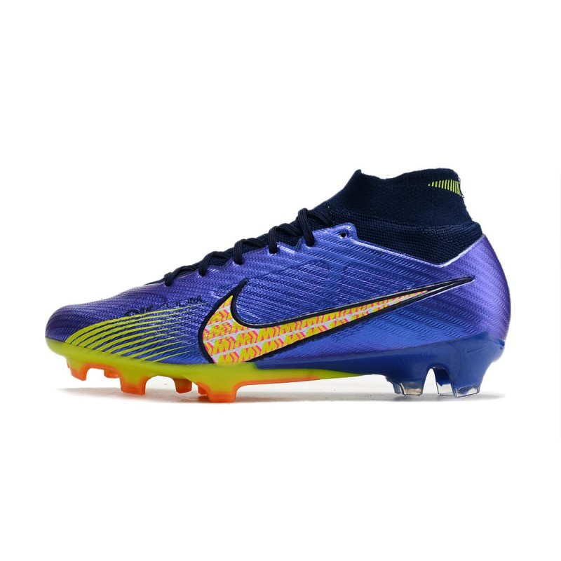 Nike Air Zoom Mercurial Superfly 9 Elite FG Lila Gul för Herr 7 Billiga Fotbollsskor Nike Air Zoom Mercurial Superfly 9 Elite FG Lila Gul 7