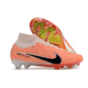 Nike Air Zoom Mercurial Superfly 9 Elite FG Orange Svart för Herr Billiga Fotbollsskor Nike Air Zoom Mercurial Superfly 9 Elite FG Orange Svart