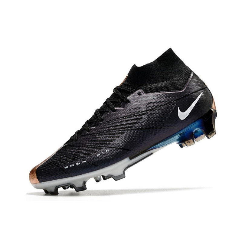 Nike Air Zoom Mercurial Superfly 9 Elite FG Svart Guld Vit för Herr 8 Billiga Fotbollsskor Nike Air Zoom Mercurial Superfly 9 Elite FG Svart Guld Vit 8