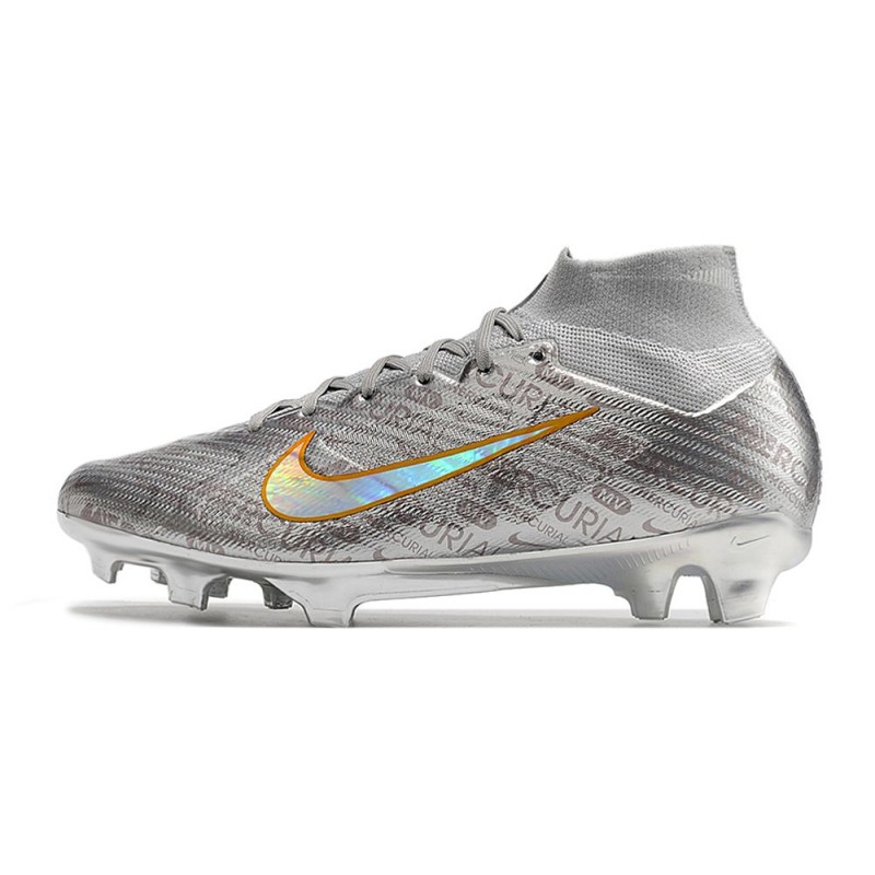 Nike Air Zoom Mercurial Superfly 9 Elite XXV FG Silver för Herr 4 Billiga Fotbollsskor Nike Air Zoom Mercurial Superfly 9 Elite XXV FG Silver 4