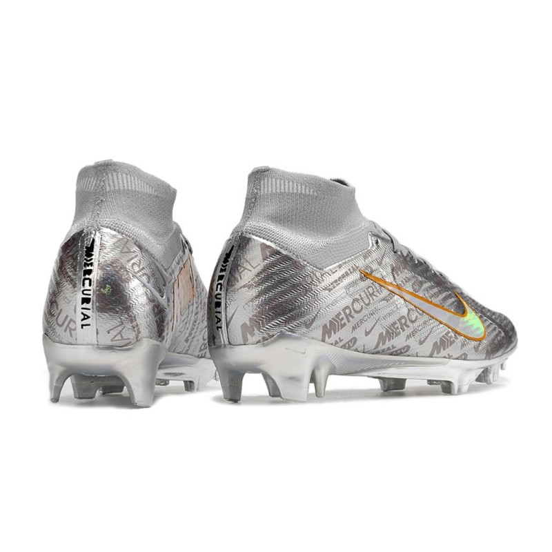 Nike Air Zoom Mercurial Superfly 9 Elite XXV FG Silver för Herr 6 Billiga Fotbollsskor Nike Air Zoom Mercurial Superfly 9 Elite XXV FG Silver 6