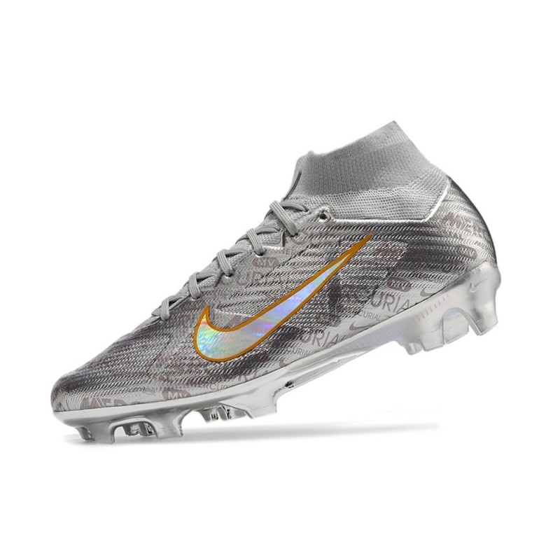 Nike Air Zoom Mercurial Superfly 9 Elite XXV FG Silver för Herr 8 Billiga Fotbollsskor Nike Air Zoom Mercurial Superfly 9 Elite XXV FG Silver 8