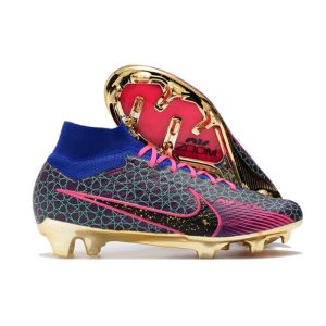 Nike Air Zoom Mercurial Superfly Elite 9 Elite FG Lila Blå Rosa för Herr Billiga Fotbollsskor Nike Air Zoom Mercurial Superfly Elite 9 Elite FG Lila Blå Rosa