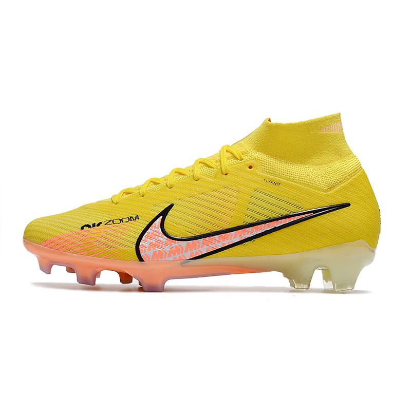 Nike Air Zoom Mercurial Superfly Elite 9 Elite FG Lucent – Gul Rosa Svart för Herr 4 Billiga Fotbollsskor Nike Air Zoom Mercurial Superfly Elite 9 Elite FG Lucent – Gul Rosa Svart 4