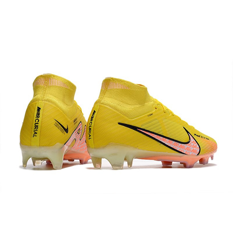 Nike Air Zoom Mercurial Superfly Elite 9 Elite FG Lucent – Gul Rosa Svart för Herr 6 Billiga Fotbollsskor Nike Air Zoom Mercurial Superfly Elite 9 Elite FG Lucent – Gul Rosa Svart 6