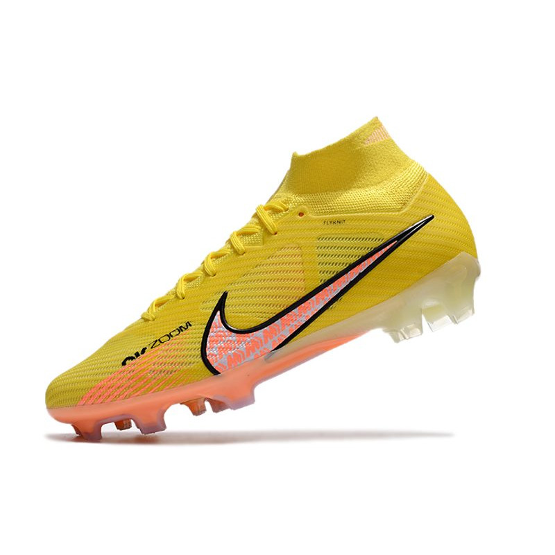 Nike Air Zoom Mercurial Superfly Elite 9 Elite FG Lucent – Gul Rosa Svart för Herr 8 Billiga Fotbollsskor Nike Air Zoom Mercurial Superfly Elite 9 Elite FG Lucent – Gul Rosa Svart 8