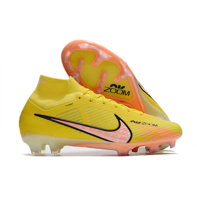 Nike Air Zoom Mercurial Superfly Elite 9 Elite FG Lucent – Gul Rosa Svart för Herr 3 Billiga Fotbollsskor Nike Air Zoom Mercurial Superfly Elite 9 Elite FG Lucent – Gul Rosa Svart 3