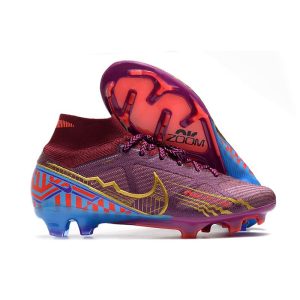 Nike Air Zoom Mercurial Superfly Elite 9 Elite FG Mbappé Personal Edition – Röd Guld för Herr Billiga Fotbollsskor Nike Air Zoom Mercurial Superfly Elite 9 Elite FG Mbappé Personal Edition – Röd Guld