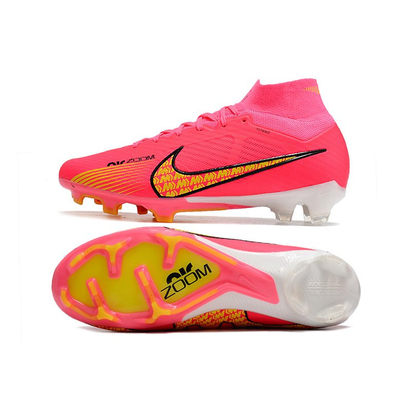 Nike Air Zoom Mercurial Superfly Elite 9 Elite FG Röd Gul för Herr 5 Billiga Fotbollsskor Nike Air Zoom Mercurial Superfly Elite 9 Elite FG Röd Gul 5