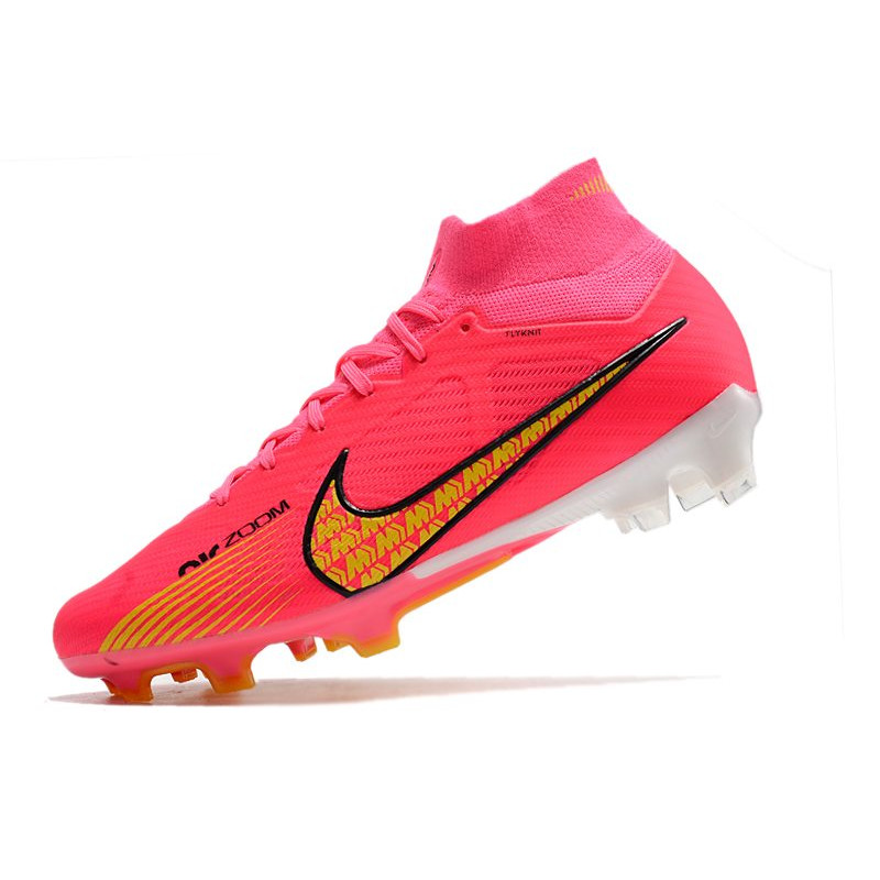 Nike Air Zoom Mercurial Superfly Elite 9 Elite FG Röd Gul för Herr 8 Billiga Fotbollsskor Nike Air Zoom Mercurial Superfly Elite 9 Elite FG Röd Gul 8