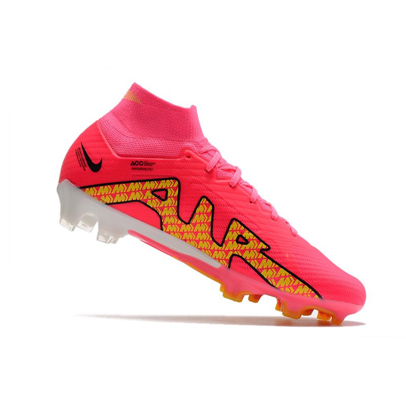 Nike Air Zoom Mercurial Superfly Elite 9 Elite FG Röd Gul för Herr 9 Billiga Fotbollsskor Nike Air Zoom Mercurial Superfly Elite 9 Elite FG Röd Gul 9