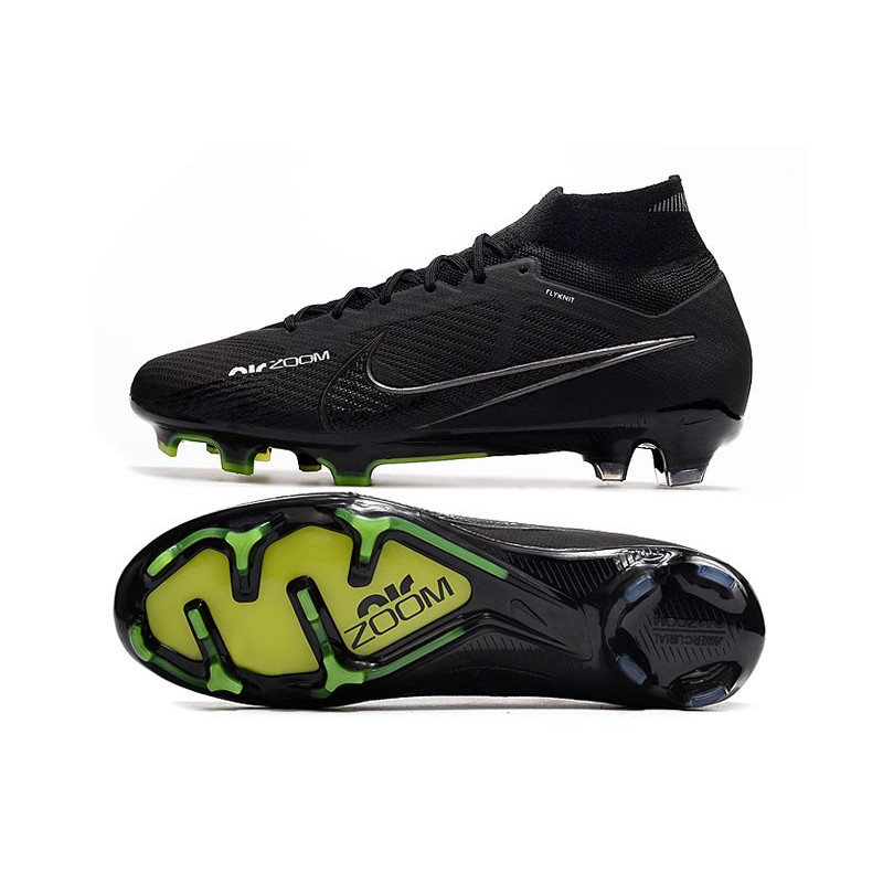 Nike Air Zoom Mercurial Superfly Elite 9 Elite FG Shadow – Svart Grå Vit Neon för Herr 5 Billiga Fotbollsskor Nike Air Zoom Mercurial Superfly Elite 9 Elite FG Shadow – Svart Grå Vit Neon 5