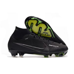 Nike Air Zoom Mercurial Superfly Elite 9 Elite FG Shadow – Svart Grå Vit Neon för Herr Billiga Fotbollsskor Nike Air Zoom Mercurial Superfly Elite 9 Elite FG Shadow – Svart Grå Vit Neon