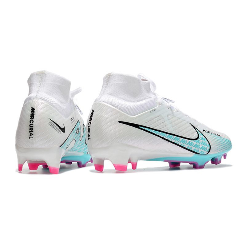Nike Air Zoom Mercurial Superfly Elite 9 Elite FG Vit Blå för Herr 6 Billiga Fotbollsskor Nike Air Zoom Mercurial Superfly Elite 9 Elite FG Vit Blå 6