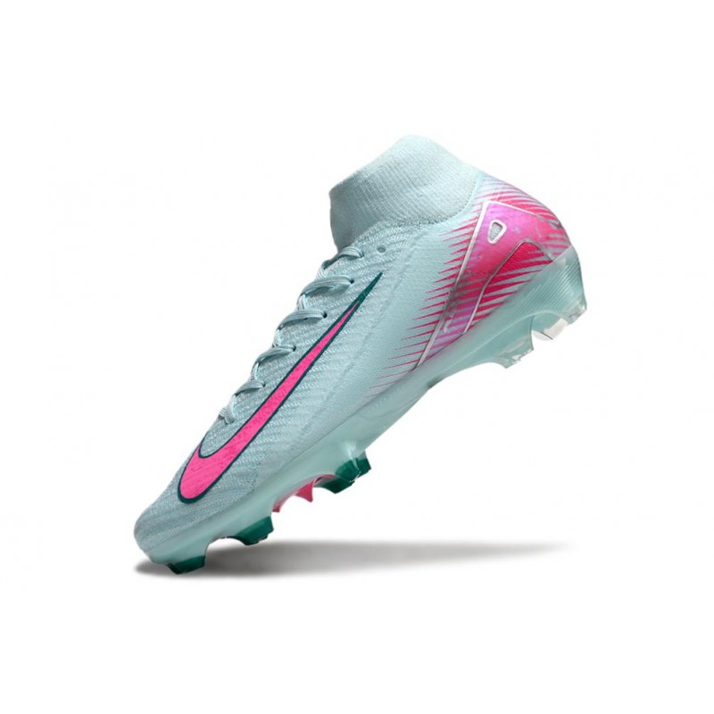 Nike Air Zoom Mercurial Superfly X Elite FG Blå Rosa för Herr 8 Billiga Fotbollsskor Nike Air Zoom Mercurial Superfly X Elite FG Blå Rosa 8