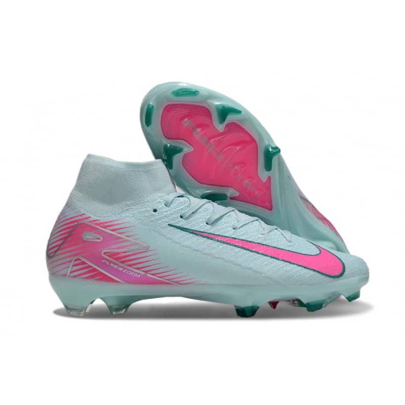 Nike Air Zoom Mercurial Superfly X Elite FG Blå Rosa för Herr 3 Billiga Fotbollsskor Nike Air Zoom Mercurial Superfly X Elite FG Blå Rosa 3