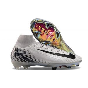 Nike Air Zoom Mercurial Superfly X Elite FG Grå Svart för Herr Billiga Fotbollsskor Nike Air Zoom Mercurial Superfly X Elite FG Grå Svart