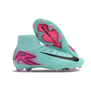 Nike Air Zoom Mercurial Superfly X Elite FG Grön Rosa Svart för Herr Billiga Fotbollsskor Nike Air Zoom Mercurial Superfly X Elite FG Grön Rosa Svart