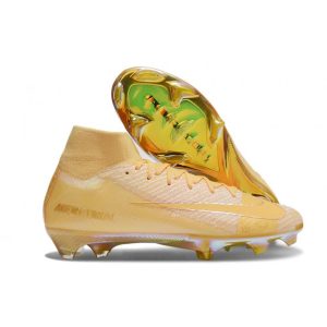 Nike Air Zoom Mercurial Superfly X Elite FG Gul Guld för Herr Billiga Fotbollsskor Nike Air Zoom Mercurial Superfly X Elite FG Gul Guld