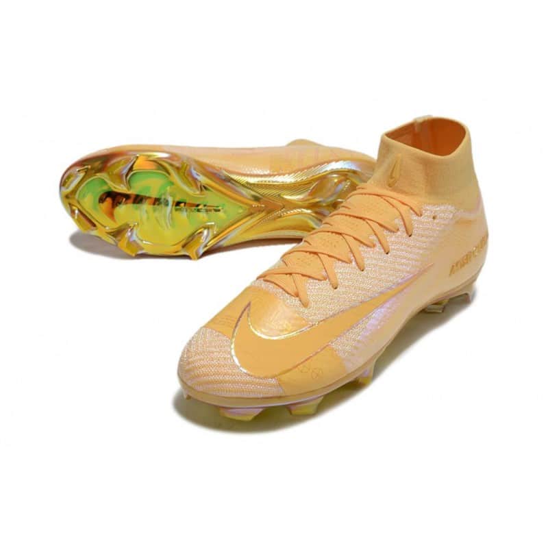 Nike Air Zoom Mercurial Superfly X Elite FG Gul Guld för Herr 7 Billiga Fotbollsskor Nike Air Zoom Mercurial Superfly X Elite FG Gul Guld 7