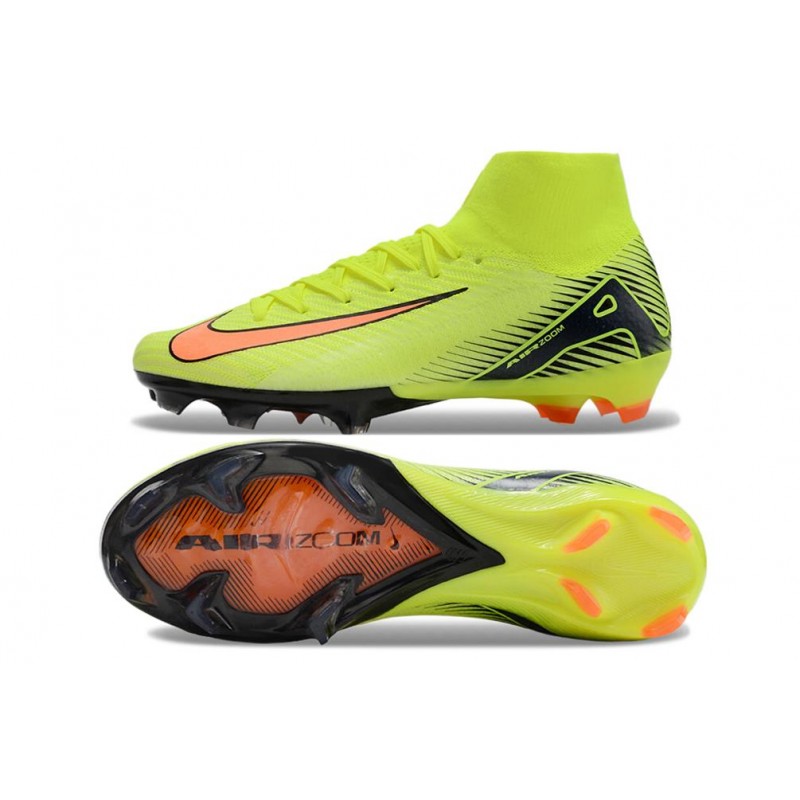 Nike Air Zoom Mercurial Superfly X Elite FG Gul Orange för Herr 5 Billiga Fotbollsskor Nike Air Zoom Mercurial Superfly X Elite FG Gul Orange 5