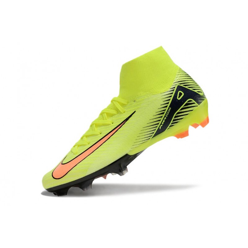Nike Air Zoom Mercurial Superfly X Elite FG Gul Orange för Herr 8 Billiga Fotbollsskor Nike Air Zoom Mercurial Superfly X Elite FG Gul Orange 8