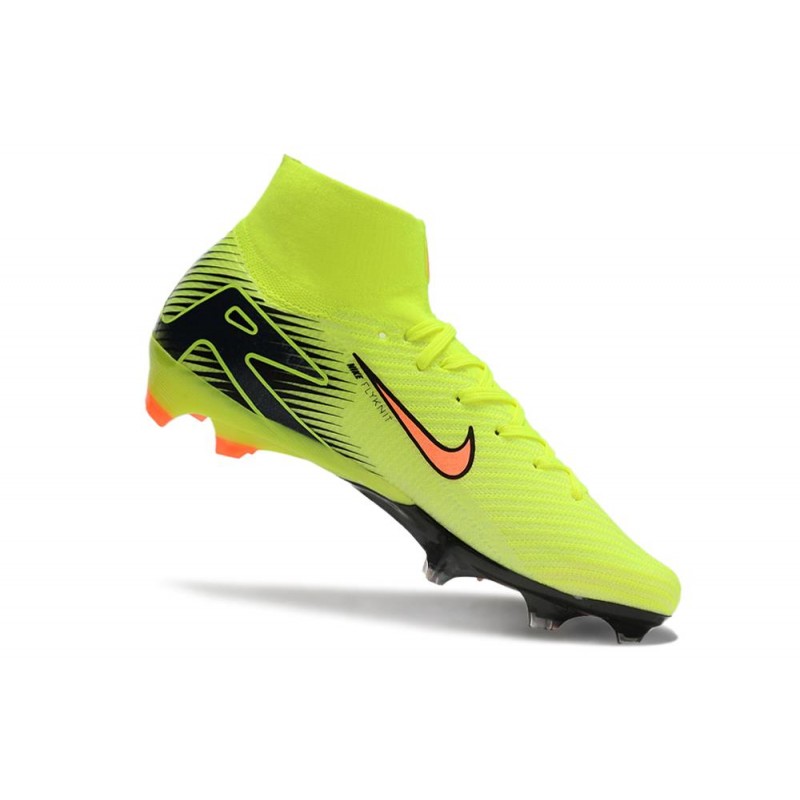 Nike Air Zoom Mercurial Superfly X Elite FG Gul Orange för Herr 9 Billiga Fotbollsskor Nike Air Zoom Mercurial Superfly X Elite FG Gul Orange 9