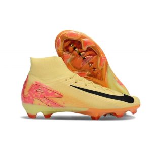 Nike Air Zoom Mercurial Superfly X Elite FG Gul Svart Rosa för Herr Billiga Fotbollsskor Nike Air Zoom Mercurial Superfly X Elite FG Gul Svart Rosa