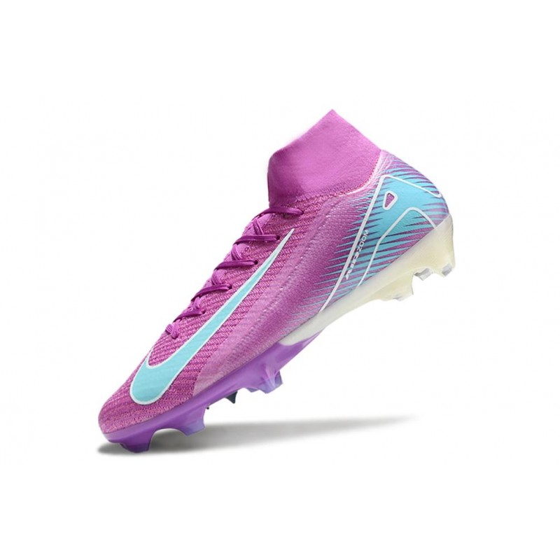 Nike Air Zoom Mercurial Superfly X Elite FG Lila Blå för Herr 8 Billiga Fotbollsskor Nike Air Zoom Mercurial Superfly X Elite FG Lila Blå 8