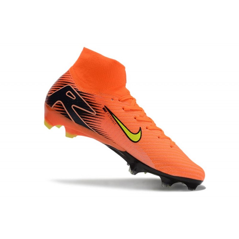 Nike Air Zoom Mercurial Superfly X Elite FG Orange Gul för Herr 9 Billiga Fotbollsskor Nike Air Zoom Mercurial Superfly X Elite FG Orange Gul 9