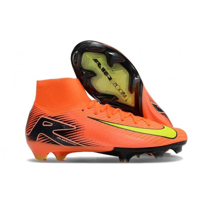 Nike Air Zoom Mercurial Superfly X Elite FG Orange Gul för Herr 3 Billiga Fotbollsskor Nike Air Zoom Mercurial Superfly X Elite FG Orange Gul 3