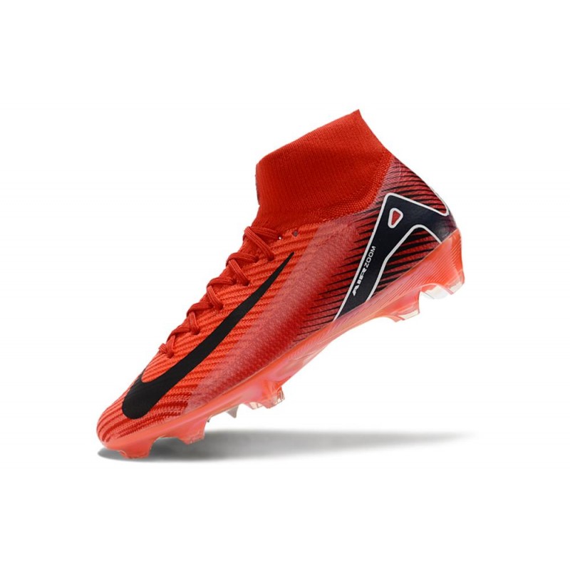 Nike Air Zoom Mercurial Superfly X Elite FG Röd Svart för Herr 8 Billiga Fotbollsskor Nike Air Zoom Mercurial Superfly X Elite FG Röd Svart 8