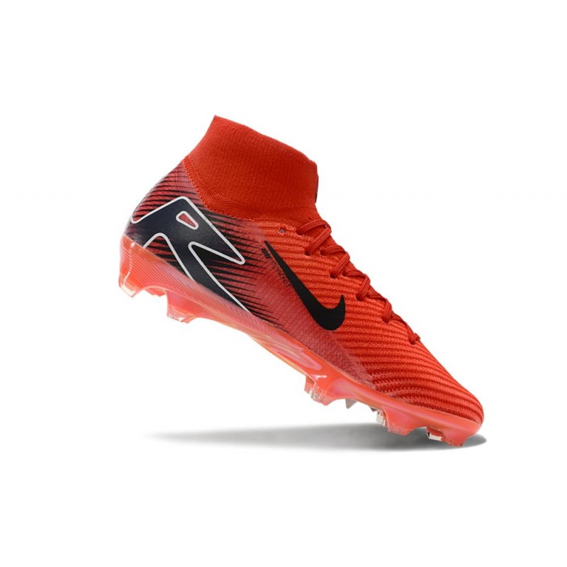 Nike Air Zoom Mercurial Superfly X Elite FG Röd Svart för Herr 9 Billiga Fotbollsskor Nike Air Zoom Mercurial Superfly X Elite FG Röd Svart 9