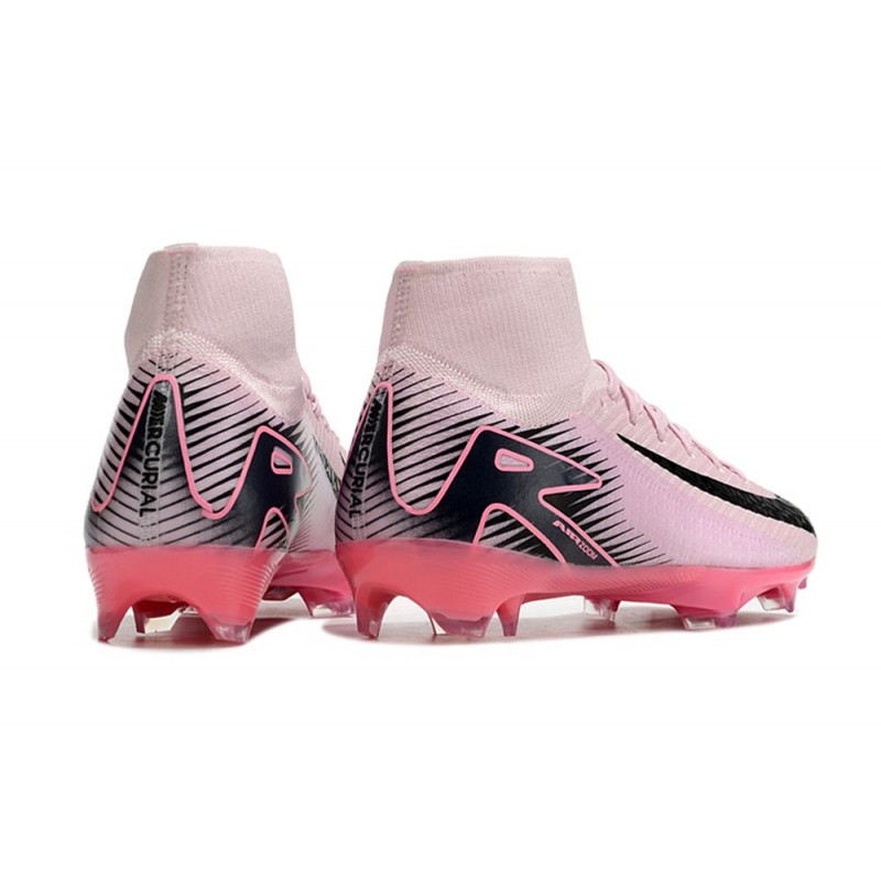 Nike Air Zoom Mercurial Superfly X Elite FG Rosa Svart för Herr 6 Billiga Fotbollsskor Nike Air Zoom Mercurial Superfly X Elite FG Rosa Svart 6