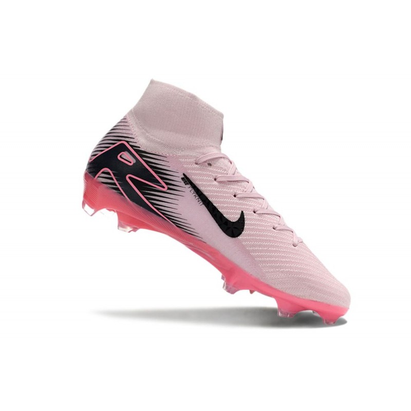 Nike Air Zoom Mercurial Superfly X Elite FG Rosa Svart för Herr 9 Billiga Fotbollsskor Nike Air Zoom Mercurial Superfly X Elite FG Rosa Svart 9