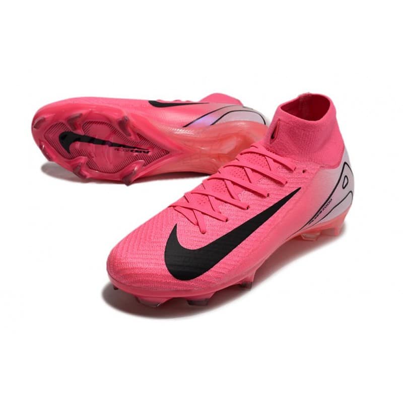 Nike Air Zoom Mercurial Superfly X Elite FG Rosa Vit Svart för Herr 7 Billiga Fotbollsskor Nike Air Zoom Mercurial Superfly X Elite FG Rosa Vit Svart 7