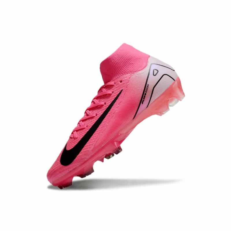 Nike Air Zoom Mercurial Superfly X Elite FG Rosa Vit Svart för Herr 8 Billiga Fotbollsskor Nike Air Zoom Mercurial Superfly X Elite FG Rosa Vit Svart 8