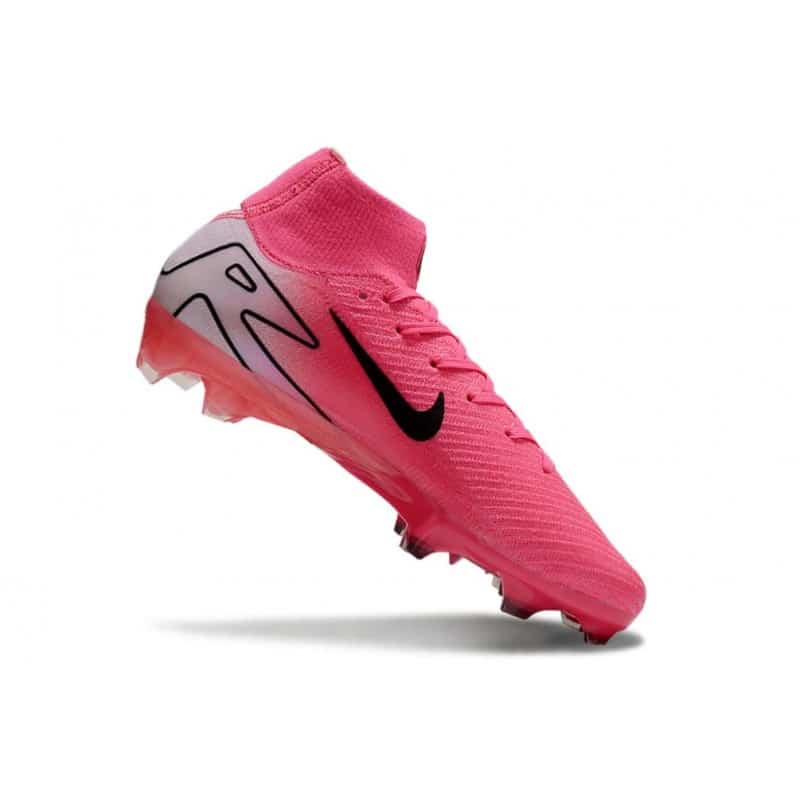 Nike Air Zoom Mercurial Superfly X Elite FG Rosa Vit Svart för Herr 9 Billiga Fotbollsskor Nike Air Zoom Mercurial Superfly X Elite FG Rosa Vit Svart 9