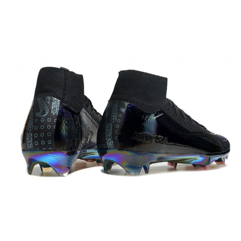 Nike Air Zoom Mercurial Superfly X Elite FG Svart Lila för Herr 6 Billiga Fotbollsskor Nike Air Zoom Mercurial Superfly X Elite FG Svart Lila 6