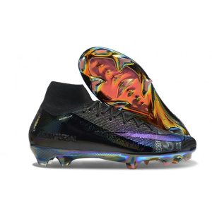 Nike Air Zoom Mercurial Superfly X Elite FG Svart Lila för Herr Billiga Fotbollsskor Nike Air Zoom Mercurial Superfly X Elite FG Svart Lila