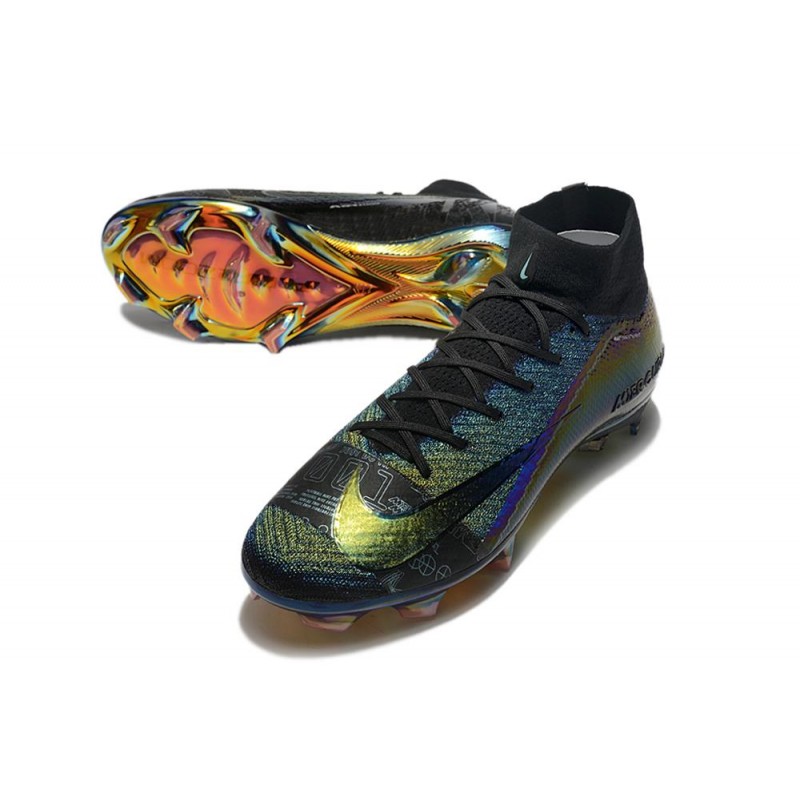 Nike Air Zoom Mercurial Superfly X Elite FG Svart Lila för Herr 7 Billiga Fotbollsskor Nike Air Zoom Mercurial Superfly X Elite FG Svart Lila 7